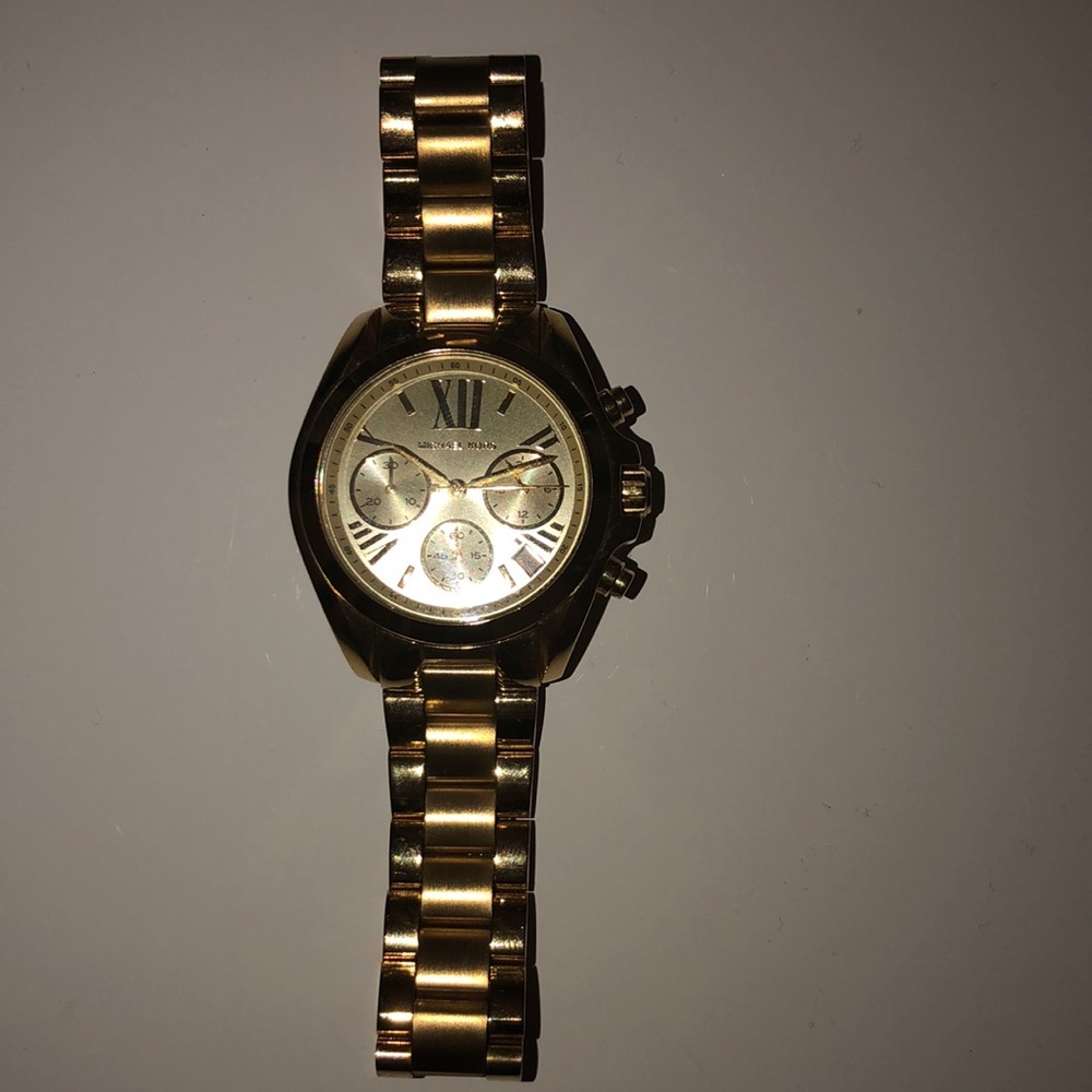Small Gold Michael Kors Watch